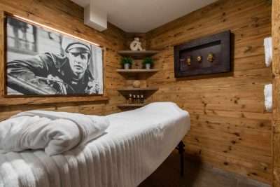 Massage room in Chalet Artemis
