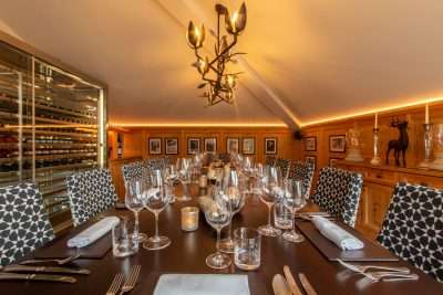 Luxury Chalet Artemis St Anton Austria - Dining room and Bar area